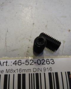 Hex socket set screw with cup point M  8x16 DIN 916-45H